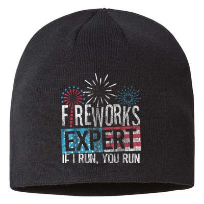 Boom Squad Fireworks Director 4th Of July Gift Sustainable Beanie