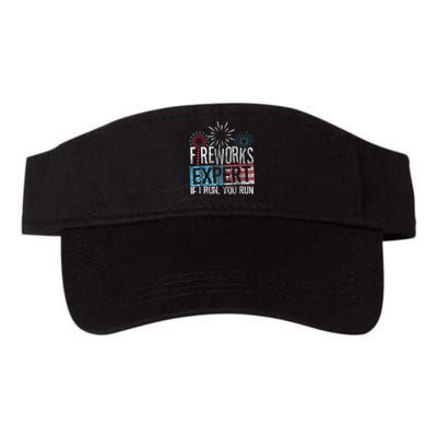 Boom Squad Fireworks Director 4th Of July Gift Valucap Bio-Washed Visor