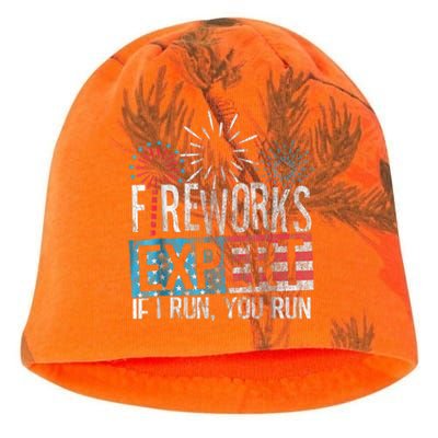 Boom Squad Fireworks Director 4th Of July Gift Kati - Camo Knit Beanie