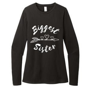 Biggest Sister Family Gift Womens CVC Long Sleeve Shirt