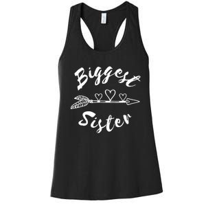 Biggest Sister Family Gift Women's Racerback Tank