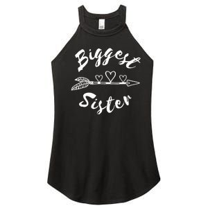 Biggest Sister Family Gift Women's Perfect Tri Rocker Tank