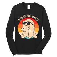 Boo Sheet Funny Halloween Graphic Long Sleeve Shirt