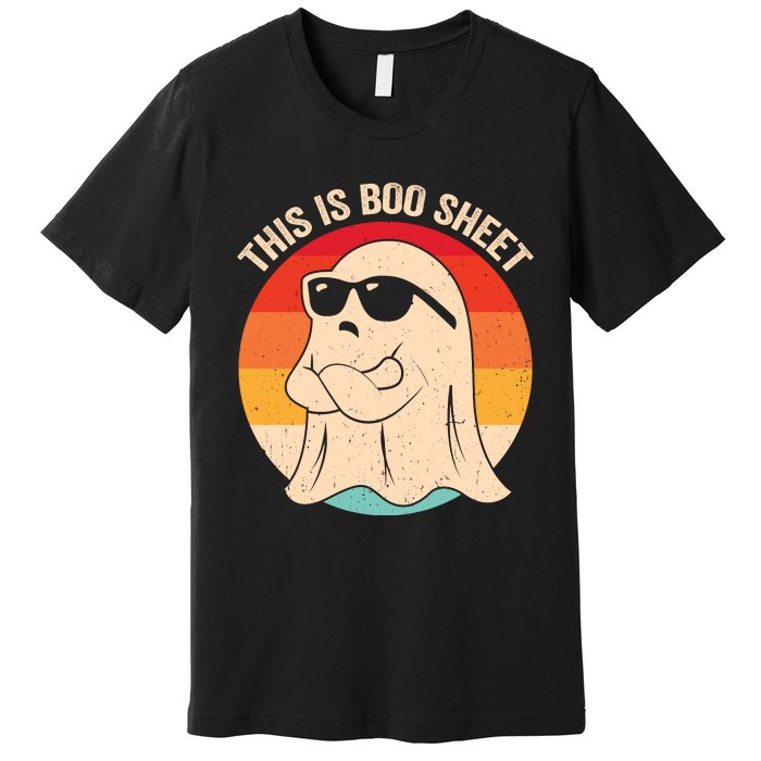 Boo Sheet Funny Halloween Graphic Premium T-Shirt