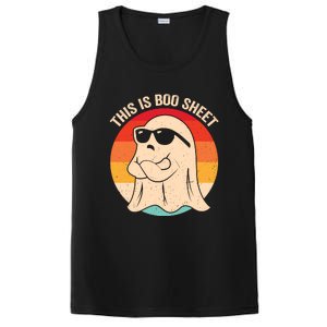 Boo Sheet Funny Halloween Graphic PosiCharge Competitor Tank