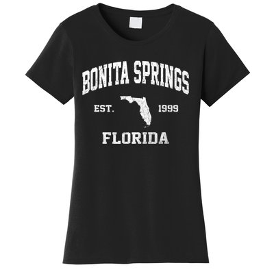 Bonita Springs Florida FL vintage state Athletic style Women's T-Shirt