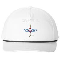 Be Still Fishing Meditational Psalms 46 Inspiration Snapback Five-Panel Rope Hat