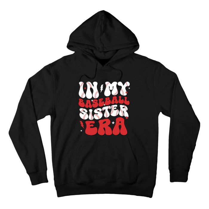 Baseball Sister Funny For Mothers Day Hoodie