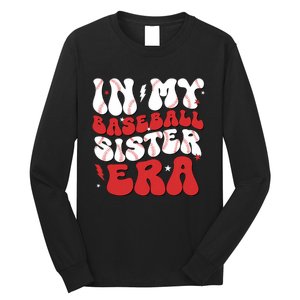 Baseball Sister Funny For Mothers Day Long Sleeve Shirt