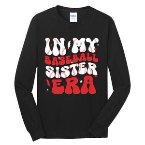 Baseball Sister Funny For Mothers Day Tall Long Sleeve T-Shirt