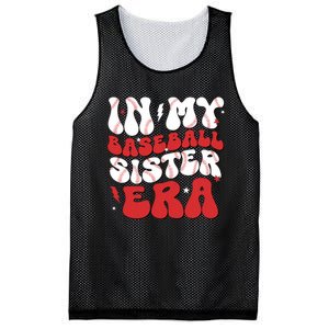 Baseball Sister Funny For Mothers Day Mesh Reversible Basketball Jersey Tank