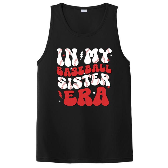 Baseball Sister Funny For Mothers Day PosiCharge Competitor Tank