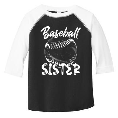 Baseball Sister For Wo Family Matching Players Team Toddler Fine Jersey T-Shirt