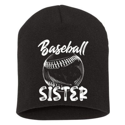 Baseball Sister For Wo Family Matching Players Team Short Acrylic Beanie