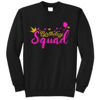 Birthday Squad Funny Birthday Party Girl Sweatshirt