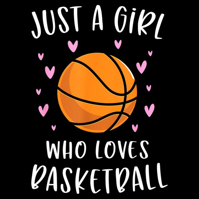 Basketball Shirt For Girls Just A Girl Who Loves Basketball Long Sleeve Shirt