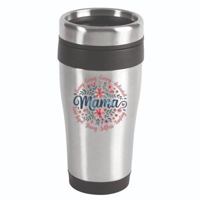 Boho Style Floral Mama She Is Mom Mothers Day 16oz Travel Tumbler