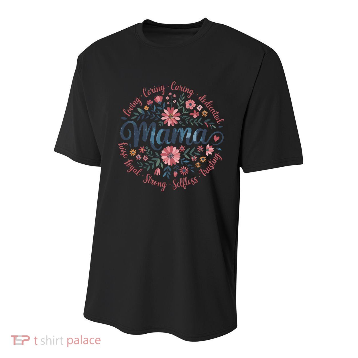 Boho Style Floral Mama She Is Mom Mothers Day Youth Performance Sprint T-Shirt