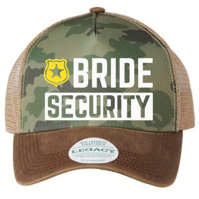Bride Security Funny Wedding Bridal Party Legacy Tie Dye Trucker Hat