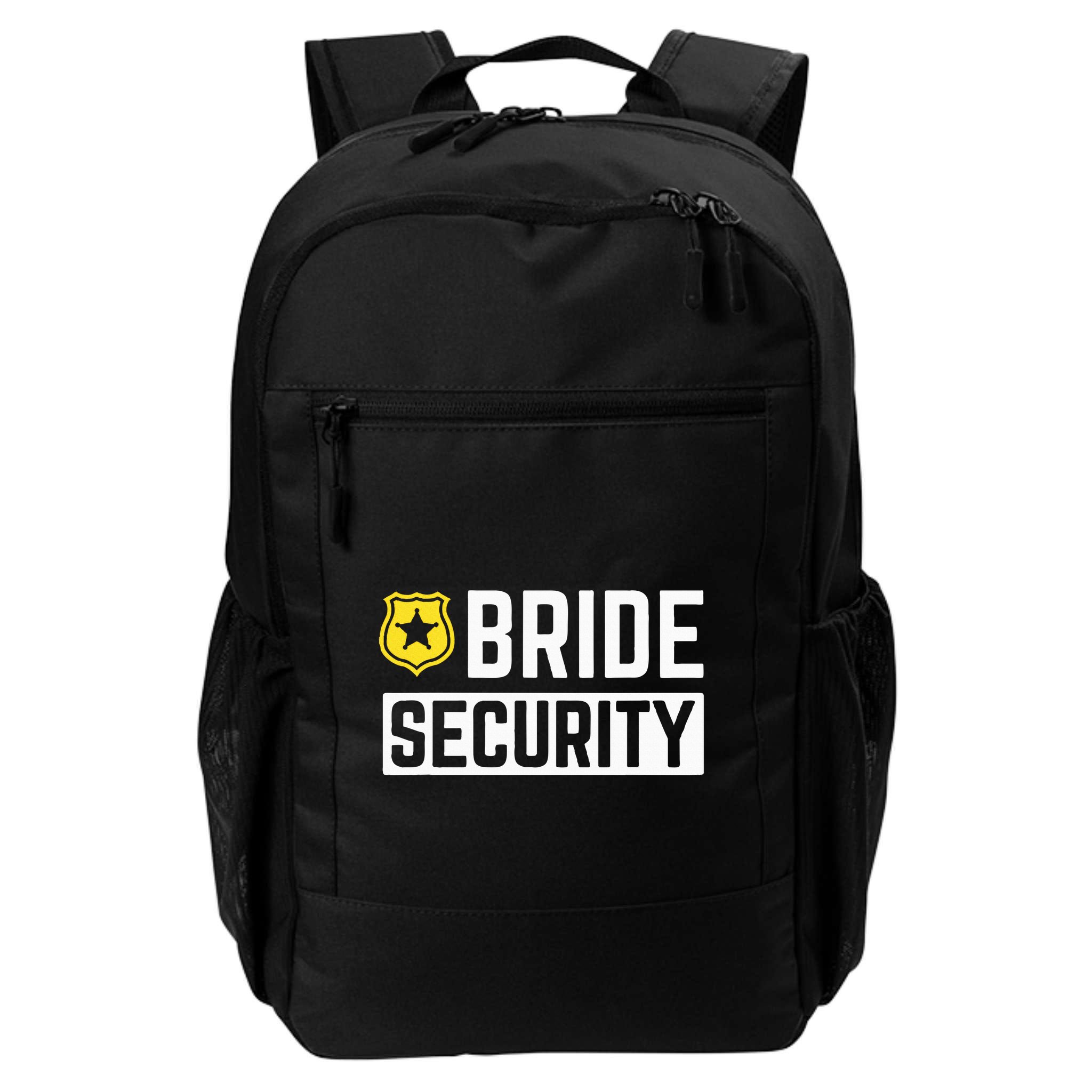 Bride Security Funny Wedding Bridal Party Backpack