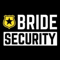Bride Security Funny Wedding Bridal Party Backpack
