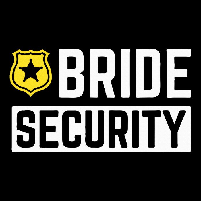 Bride Security Funny Wedding Bridal Party Backpack