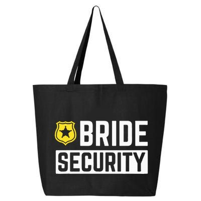 Bride Security Funny Wedding Bridal Party 25L Jumbo Tote