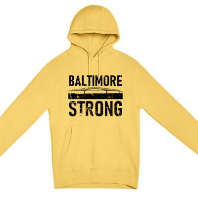 Baltimore Strong Francis Scott Key Bridge Premium Pullover Hoodie