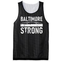 Baltimore Strong Francis Scott Key Bridge Mesh Reversible Basketball Jersey Tank