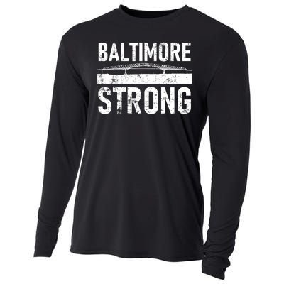 Baltimore Strong Francis Scott Key Bridge Cooling Performance Long Sleeve Crew