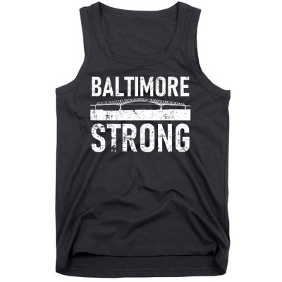 Baltimore Strong Francis Scott Key Bridge Tank Top