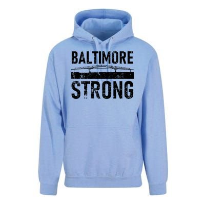 Baltimore Strong Francis Scott Key Bridge Unisex Surf Hoodie