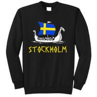 Boat Swedish Flag Sweden Viking Ship Stockholm Sweatshirt