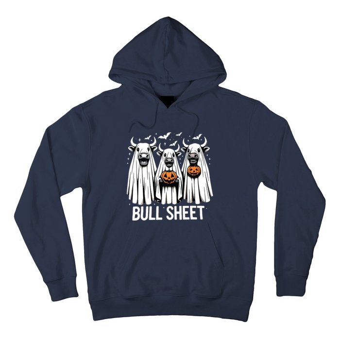 Bull Sheet Funny Ghost Cow Halloween Hoodie