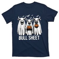 Bull Sheet Funny Ghost Cow Halloween T-Shirt