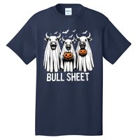 Bull Sheet Funny Ghost Cow Halloween Tall T-Shirt