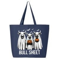 Bull Sheet Funny Ghost Cow Halloween 25L Jumbo Tote