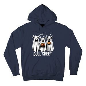 Bull Sheet Funny Ghost Cow Halloween Tall Hoodie