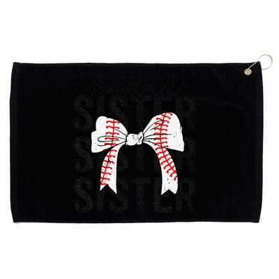 Baseball Sister Funny Baseball Life Softball Life Girl Grommeted Golf Towel