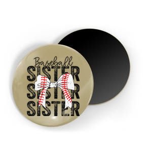 Baseball Sister Funny Baseball Life Softball Life Girl Magnet