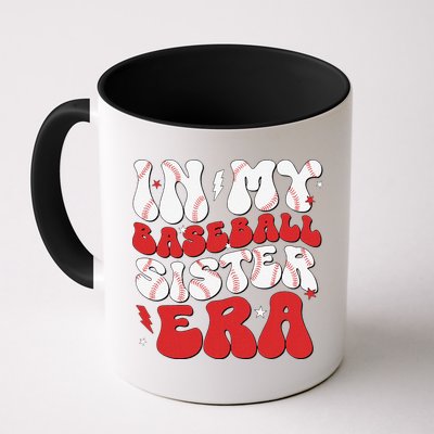 Baseball Sister Funny Women Mothers Day Mug