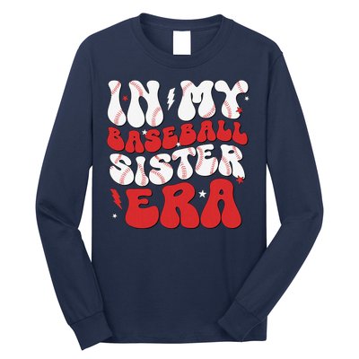 Baseball Sister Funny Women Mothers Day Long Sleeve Shirt