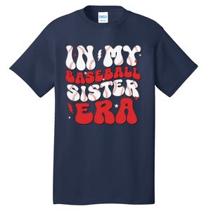 Baseball Sister Funny Women Mothers Day Tall T-Shirt