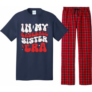 Baseball Sister Funny Women Mothers Day Pajama Set