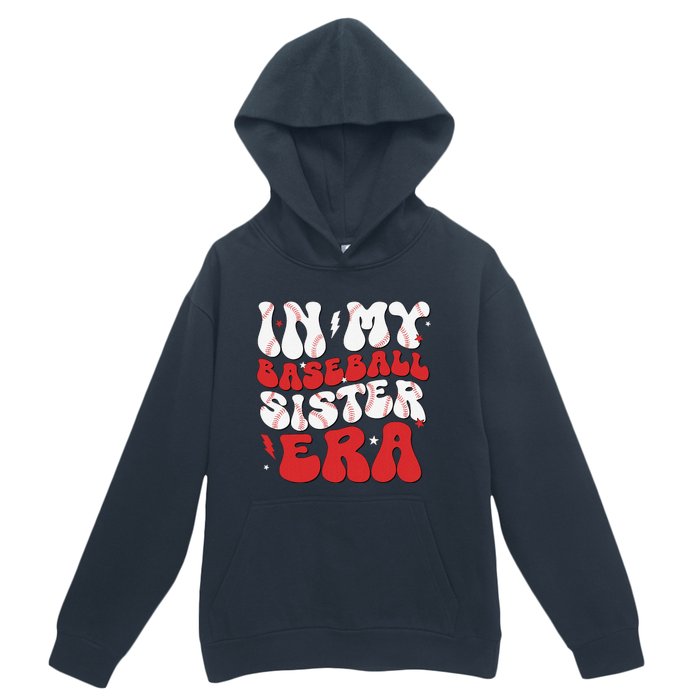 Baseball Sister Funny Women Mothers Day Urban Pullover Hoodie