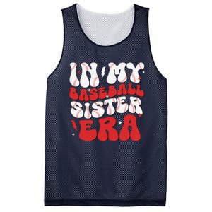 Baseball Sister Funny Women Mothers Day Mesh Reversible Basketball Jersey Tank