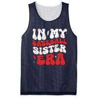 Baseball Sister Funny Women Mothers Day Mesh Reversible Basketball Jersey Tank