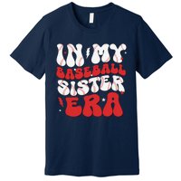 Baseball Sister Funny Women Mothers Day Premium T-Shirt