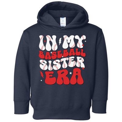 Baseball Sister Funny Women Mothers Day Toddler Hoodie