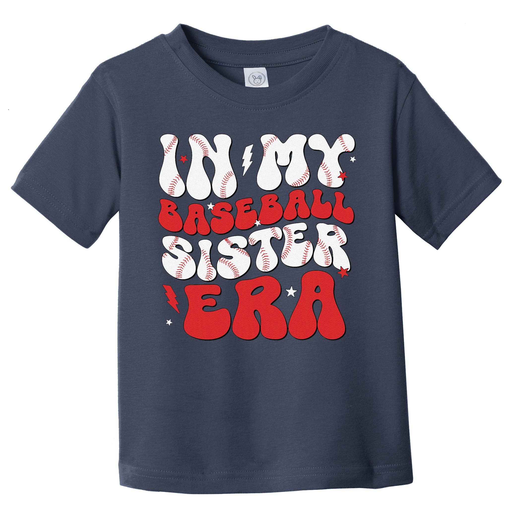 Baseball Sister Funny Women Mothers Day Toddler T-Shirt